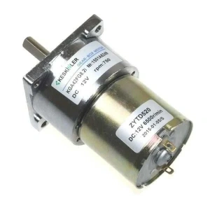 KGA42 12V 750Rpm 42mm Redüktörlü Flanşlı Kısa Dc Motor