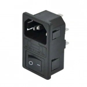 Kulaksız Erkek Power Soketi - Işıksız Anahtarlı