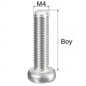 M4X20mm YSB Vida – DIN7985 (Yıldız Silindir Başlı Civata)