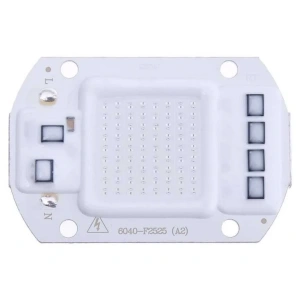 Mavi 220V Projektör Cob Led 50W Driver Çipli