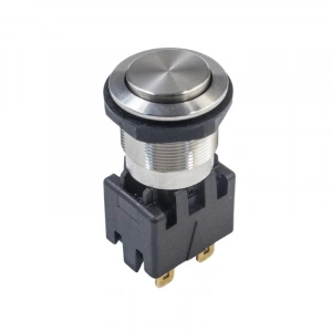 MSM19 19mm Çıkık Anahtarlı Metal Buton