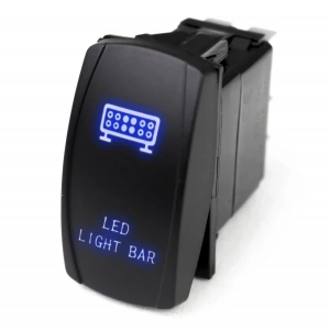 ON-OFF Mavi Işıklı Anahtar 5-Pin 12V-24V - Led Light Bar