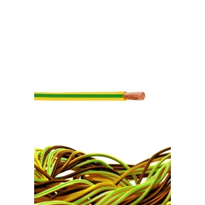 Öznur H05V-K Sarı-Yeşil 1 NYAF Kablo 1 Metre