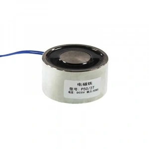 P50/27 5V Elektromıknatıs - 50kg Elektro Manyetik Tutucu