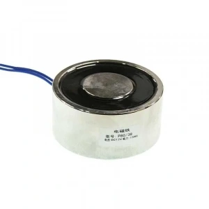 P80/38 12V Elektromıknatıs - 100kg Elektro Manyetik Tutucu