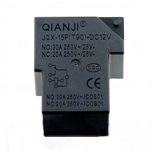 Qianji 12V 30A T90 Güç Rölesi 5 Pin JQX-15F(T90)