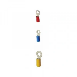 RV1.25-3 0.50-1.50 mm Kırmızı Yuvarlak Tip İzoleli Kablo Ucu 10 Adet