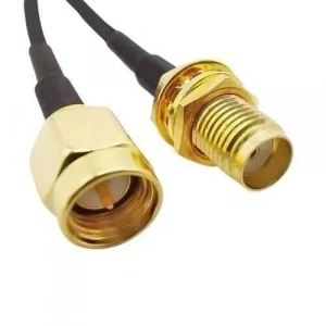 SMA Erkek - SMA Dişi RG174 Dönüştürücü Kablo - 10cm