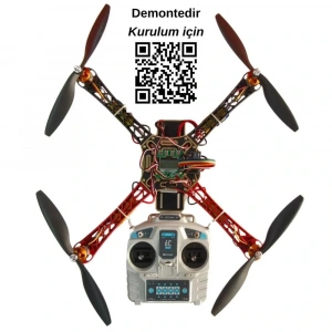 Süper Multikopter Seti - Kendin Yap Drone Kiti (KK2.15)