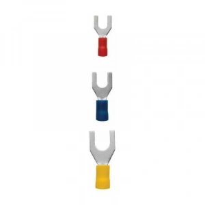SV 1.25-6 0.50-1.50 mm Kırmızı Çatal Tip İzoleli Kablo Ucu 10 Adet