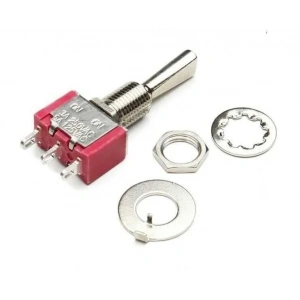 T80-T ON-ON 3-Pin Yaylı Toggle Switch