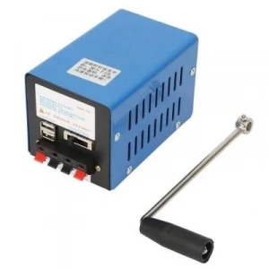 Taşınabilir 20W El Jeneratörü USB 3-5-9-12-15V