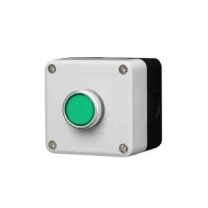 Tekli Push Buton Kutusu - Yeşil