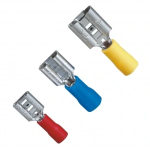TFD - 2638 1.5-2.5mm2 Dişi Faston Tip İzoleli Kablo Ucu Mavi - 150 Adet