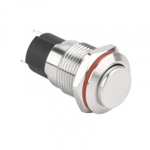 WD12A-G1Z 12mm Çıkık Anahtarlı Metal Buton