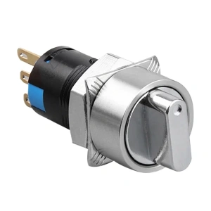 WD16X-P1 16mm Anahtarlı Mandal Buton 1NO+1NC