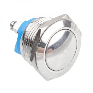WD19H-Q0 19mm Bombeli Yaylı Metal Buton