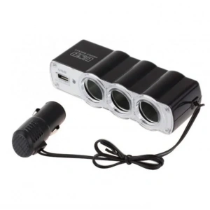 WF-0120 3lü USBli Çakmaklık Çoklayıcı