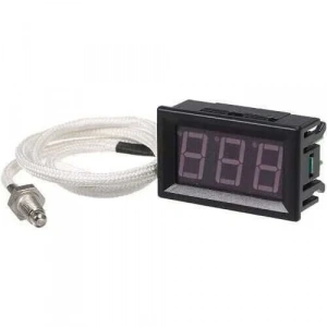 XH-B310 12V K tipi M6 Termokupl Dijital Termometre - Kırmızı