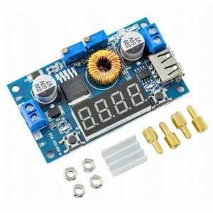 XL4015 75W 5A DC-DC Voltmetre Ekranlı (4Digits) Voltaj Düşürücü Modül