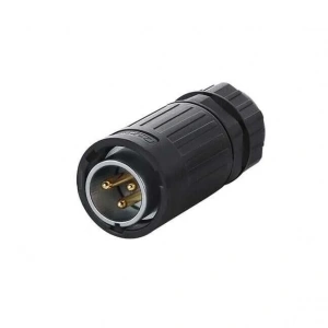 YA-20-C03PE-01-001 3-Pin Su Geçirmez Konnektör - Erkek