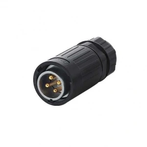 YA-20-C04PE-01-001 4-Pin Su Geçirmez Konnektör - Erkek