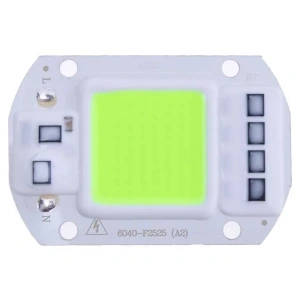 Yeşil 220V Projektör Cob Led 50W Driver Çipli