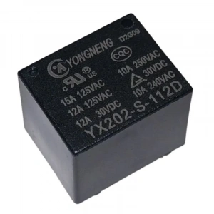 YX202-S-112D 12V 10A Röle 5-Pin