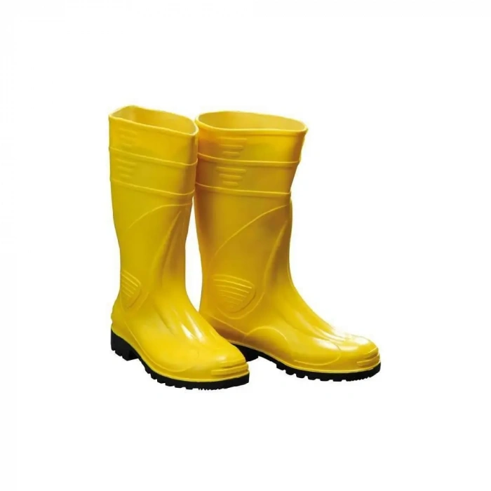 Gezer Sarı 42 Numara Pvc Uzun Çizme