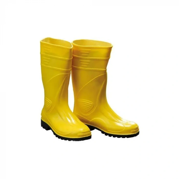 Gezer Sarı 42 Numara Pvc Uzun Çizme