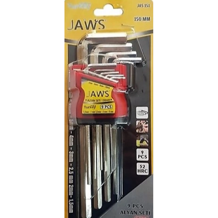 Jaws Alyan Seti 150mm 9lu