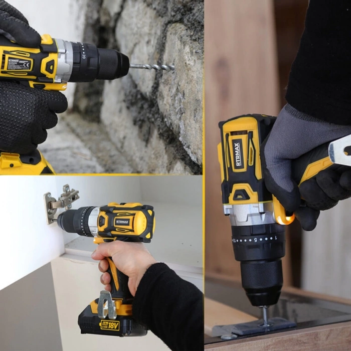 RTX2014 Şarjlı Darbeli Matkap Kömürsüz Motor