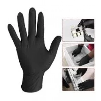 Pudrasız Siyah Nitril Eldiven
