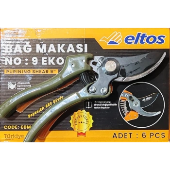 ELTOS 9 NUMARA BAĞ MAKASI