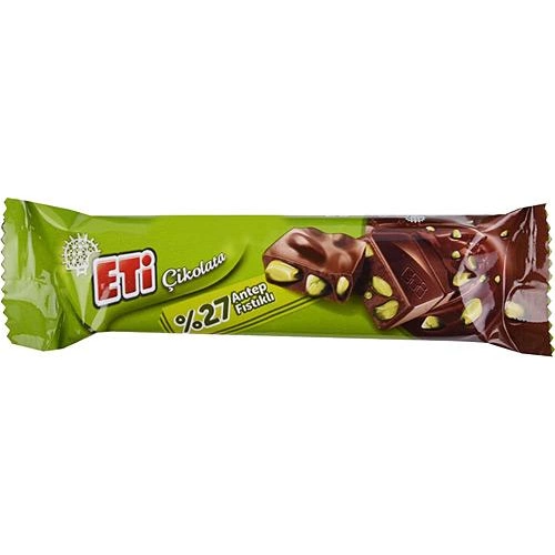 Eti 30 gr İçibol Antep Fıstıklı Baton Çikolata