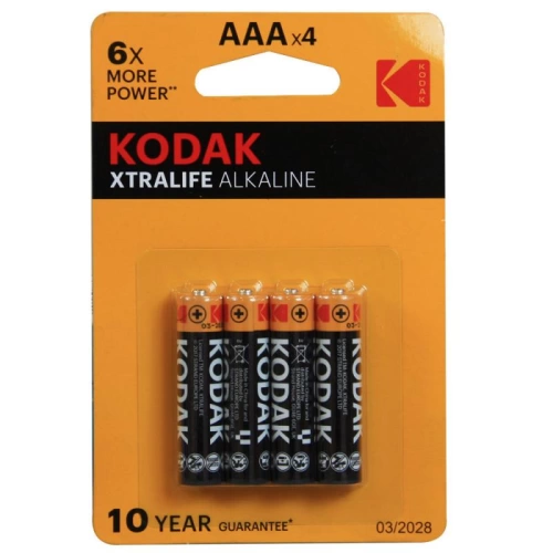 Kodak 4 Lü  Pil Alkaline İnce