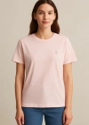 Pembe Kısa Kollu T-shirt