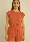 Turuncu Şort Tulum