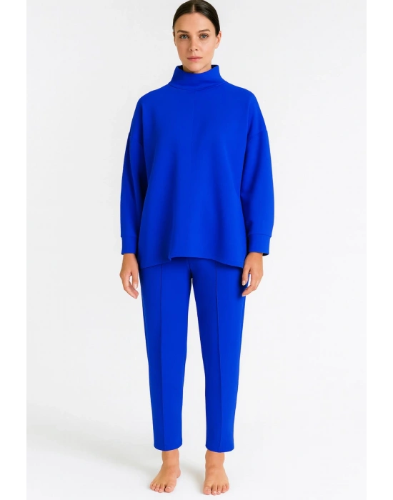 Mona Lacivert Çelik Örme Takım