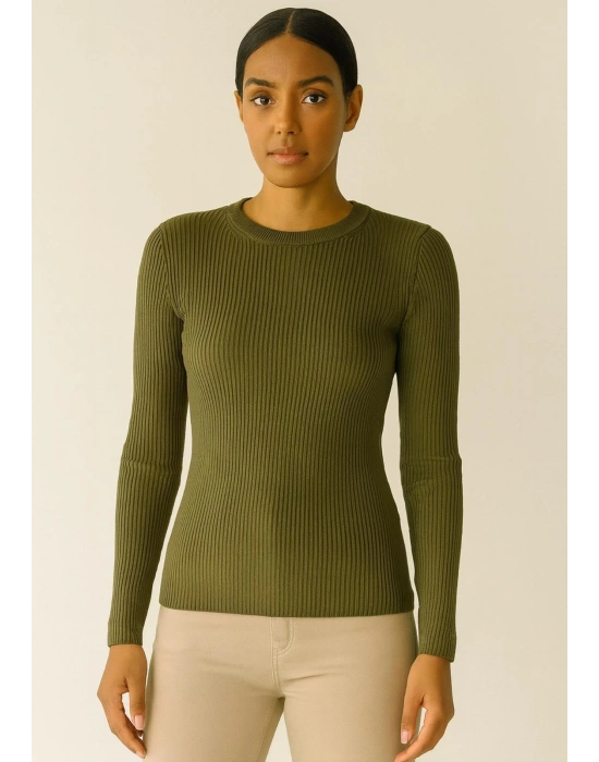 Yeşil Uzun Kollu Triko