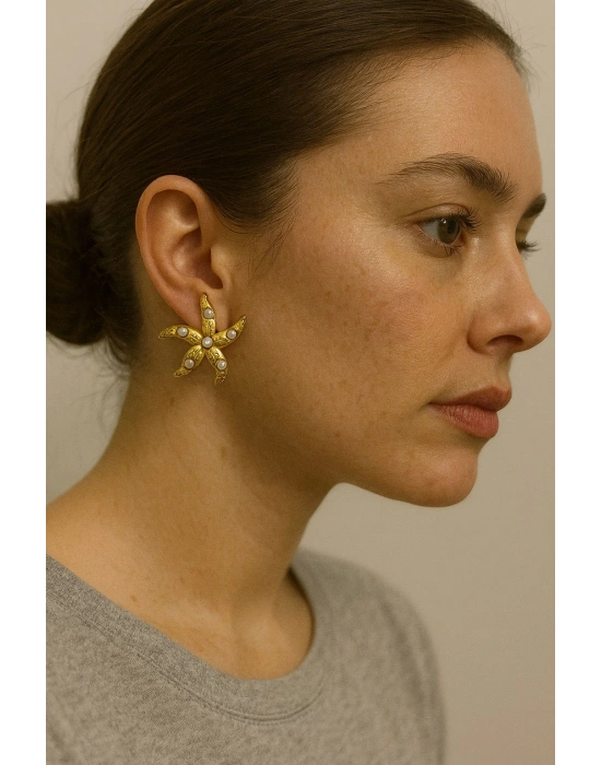 Deniz Yıldızı Küpe