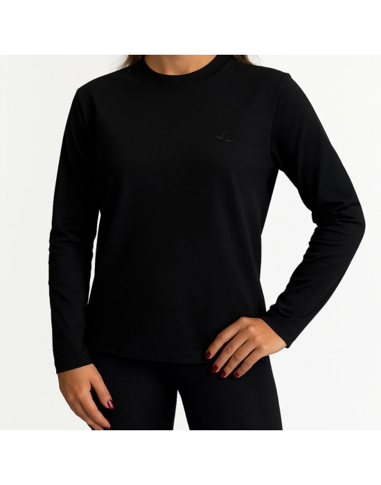 Siyah Uzun Kollu T-Shirt