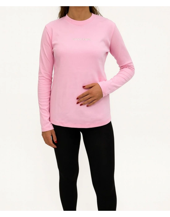 Pembe Uzun Kollu T-shirt