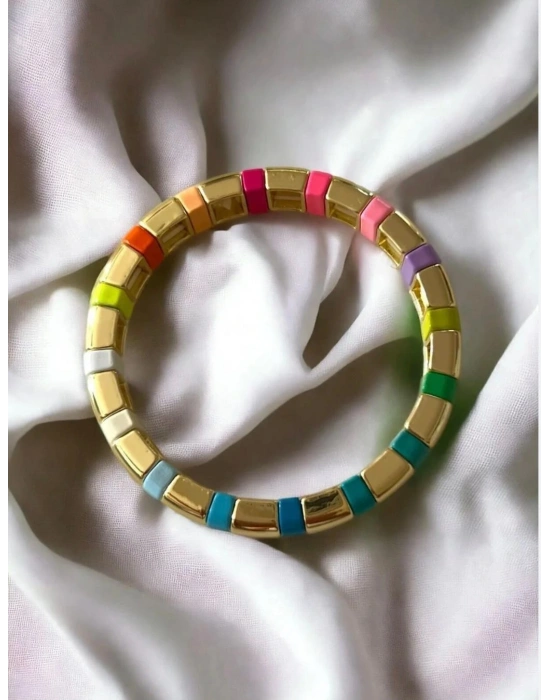 Gold Porselen Seramik Kaplama Bileklik