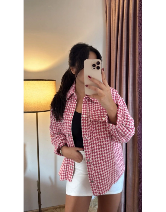 Kırmızı Kalın Gömlek