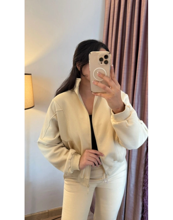 Krem 3 İplik Takım