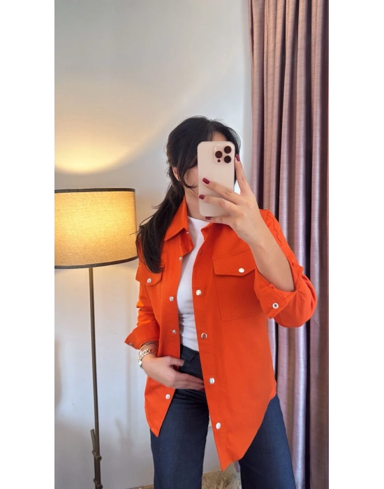 Mona Turuncu Gömlek