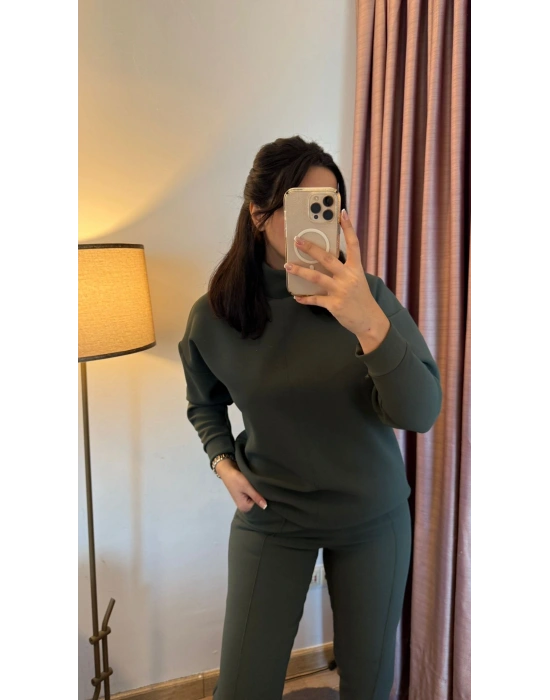 Mona Yeşil Çelik Örme Takım