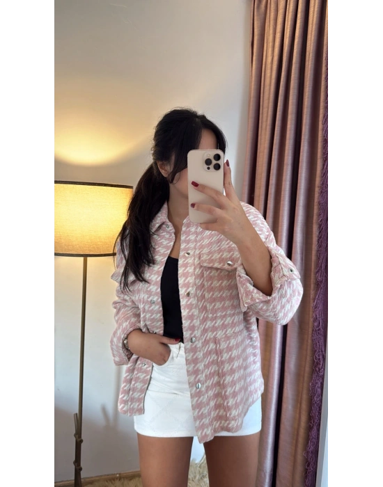 Pembe Kalın Gömlek