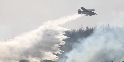 ÇANAKKALENİN GELİBOLU BÖLGESİNDEKİ ORMAN YANGINI TAMAMEN KONTROL ALTINA ALINDI
